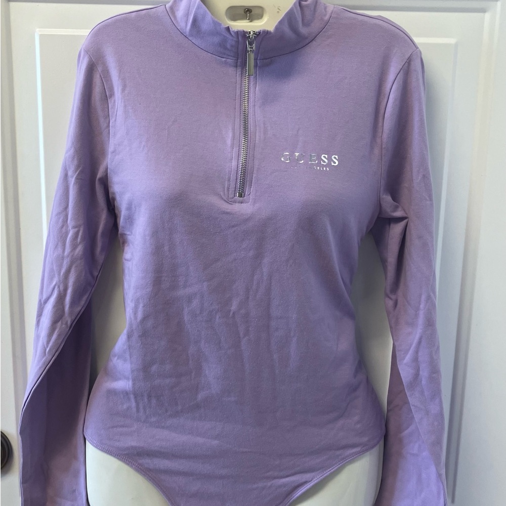 1/4 zip GUESS body suit